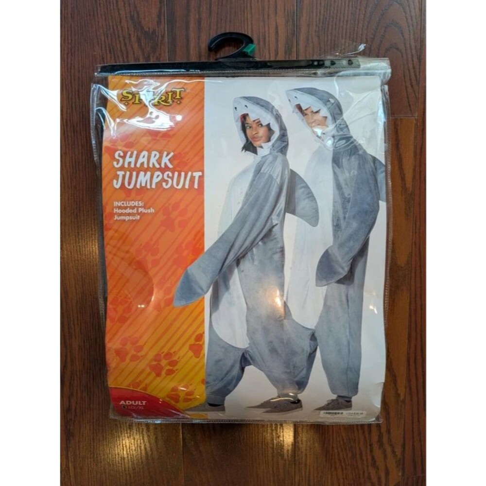 Shark jumpsuit Halloween costume adult L/XL